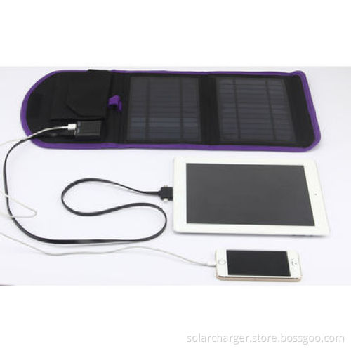 Foldable solar charger